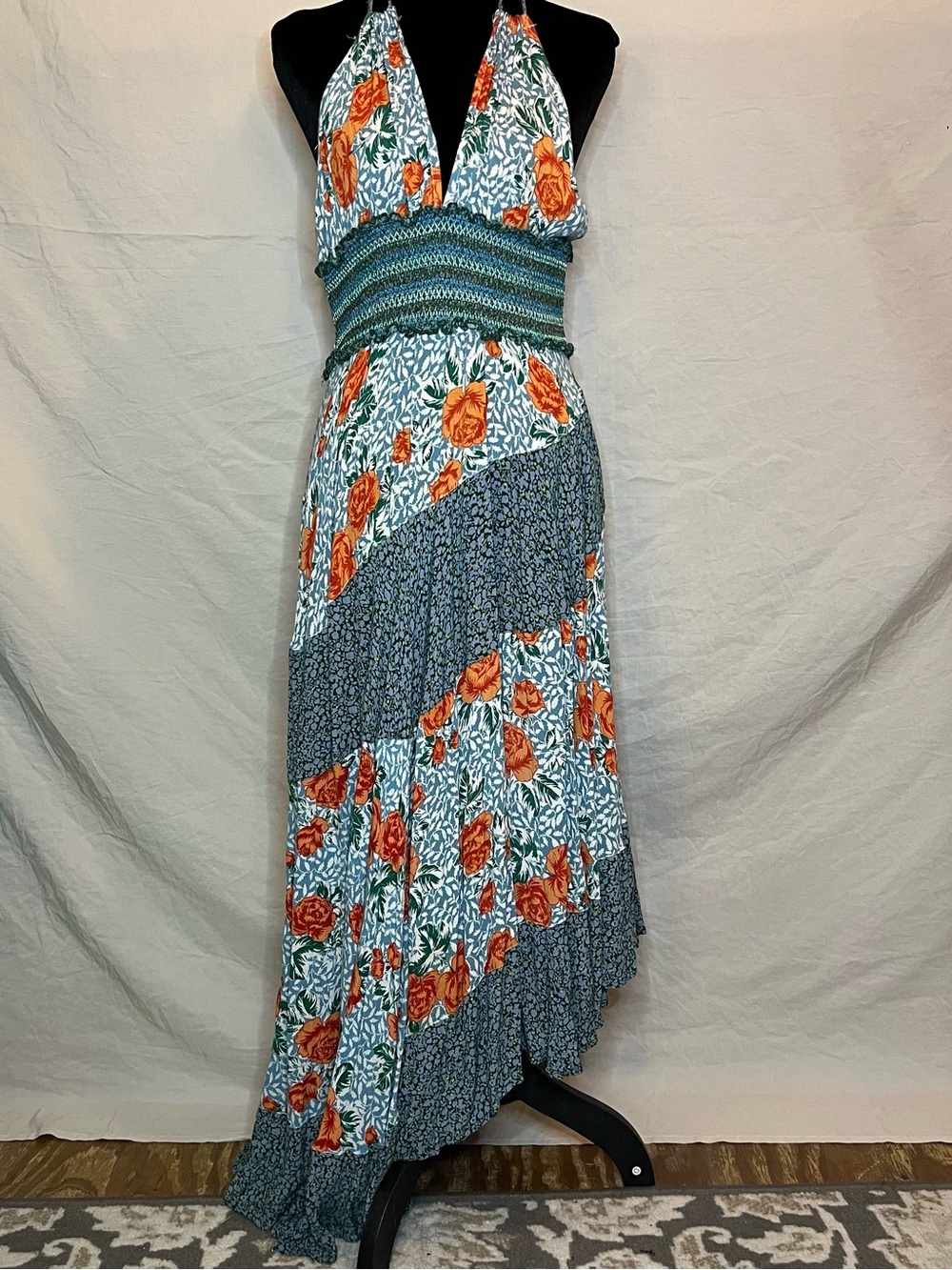 Free People Intimately Floral Halter Maxi Dress